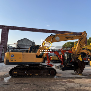 Excavadora de cadenas usada de bajo precio HYUNDAI 210-7, maquinaria de construcción reacondicionada, HYUNDAI 210-7, 210-9, 220-7, 220-9 en stock - Product Image 5