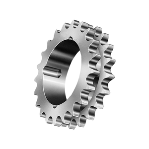 Pignons à rouleaux doubles et triples, roulements à billes, et pignons à verrouillage conique conformes aux normes ANSI et DIN, personnalisables - Product Image 1