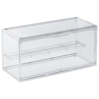 Caja de Almacenamiento Rectangular Delgada de PET para Figuras de Acción, Caja de Exhibición Compacta a Prueba de Polvo para Mini Funko Pop, Nendoroid y Modelos de Juguetes