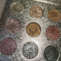 Palette de fards à paupières métalliques à label privé, DIY, paillettes, pigmentées, brillantes, maquillage des yeux multicolores, quotidien, clair, foncé, clair