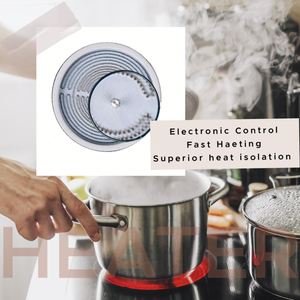 24 Inch 3 Burners Built-in <b>Electric</b> Ceramic Cooktops Cooking Heat Plates - Product Image 4