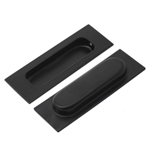 Rettangolare Piatto Piatto Piatto A Filo Da Incasso Scorrevole Tasca Maniglie Delle Porte - Product Image 1