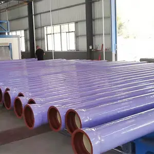 China Hersteller Großes Wasser ISO2531 K9 K7 Di Rohrguss Pu-Beschichtung Rohr aus duktilem Eisen für Trinkwasser