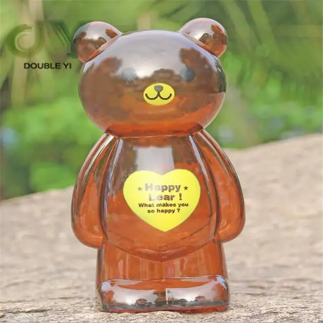 Hot Sale 25CM Plastic Cartoon Bear Piggy Bank/ Kids Coin Saving Pot Cash Collectible Money Box