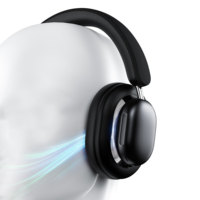 Casque audio pliable prêt pour le voyage, en cuir souple, circum-auriculaire, idéal pour les trajets quotidiens et la salle de sport