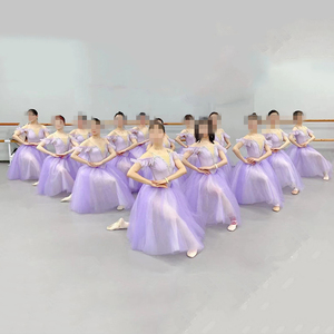Abito Tutù Romantico da <span class=keywords><strong>Ballerina</strong></span> <span class=keywords><strong>con</strong></span> Ali, Vestito Giselle Bianco da Fata, Tutù Lungo Professionale da Balletto <span class=keywords><strong>con</strong></span> Ali - Product Image 5