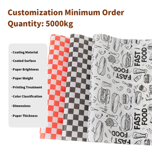 Feuilles de cuisson personnalisées imprimées recto verso 40 g/m², rouleaux perforés résistants, papier de cuisson pour pizza et pâtisserie - Product Image 4