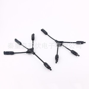 <b>Solar</b> <b>Panel</b> <b>Connector</b> Y Type 4 Way Plug Parallel Junction Three To One <b>Solar</b> Cell Series <b>Connector</b> Manufacturer - Product Image 1