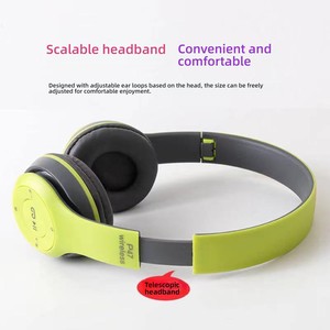 Audífonos Inalámbricos P47 de Diadema <span class=keywords><strong>Baratos</strong></span> al Por Mayor BT V5.3 TWS para Gaming con Cancelación de Ruido para Correr y Deporte - Product Image 4