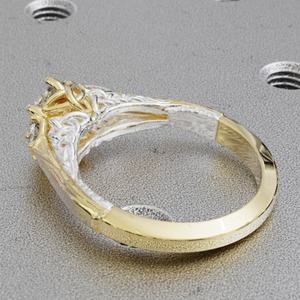 Gia Igi Gecertificeerde Hpht Lab Gegroeide Diamant 14K/18K Massief Goud Celtic Knoop Twist Band Dames Verlovingsring - Product Image 4