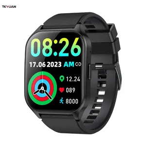 Venta caliente 2024 Amoled Smartwatch con monitoreo de salud Ritmo cardíaco Sueño Fintess Tracker Responder llamada Reloj inteligente Ios Android