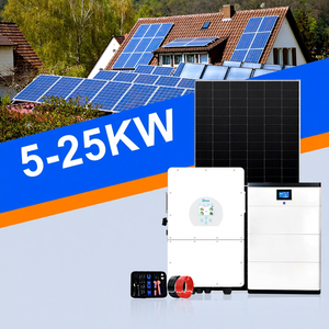 Système <span class=keywords><strong>solaire</strong></span> hybride industriel 4 kW 5 kVA 6 kV 20 kW <span class=keywords><strong>Kit</strong></span> complet 10 kW Panneau <span class=keywords><strong>solaire</strong></span> hors réseau Kits complets de système d'énergie pour la maison - Product Image 1