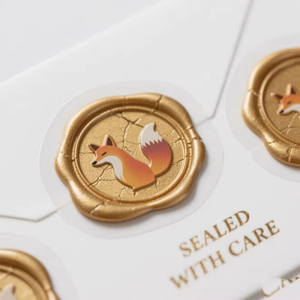 Waterproof Transparent Metal 3D Logo UV Transfer Sticker Gift Box <b>Packaging</b> <b>Labels</b> Customize Bottle Decorative Stickers - Product Image 3