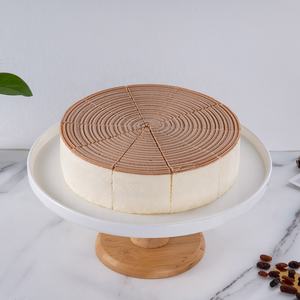 Fulansweetメーカー8インチ白ココナッツケーキラム栗デザートより健康的で安全な冷凍ムースケーキ - Product Image 3