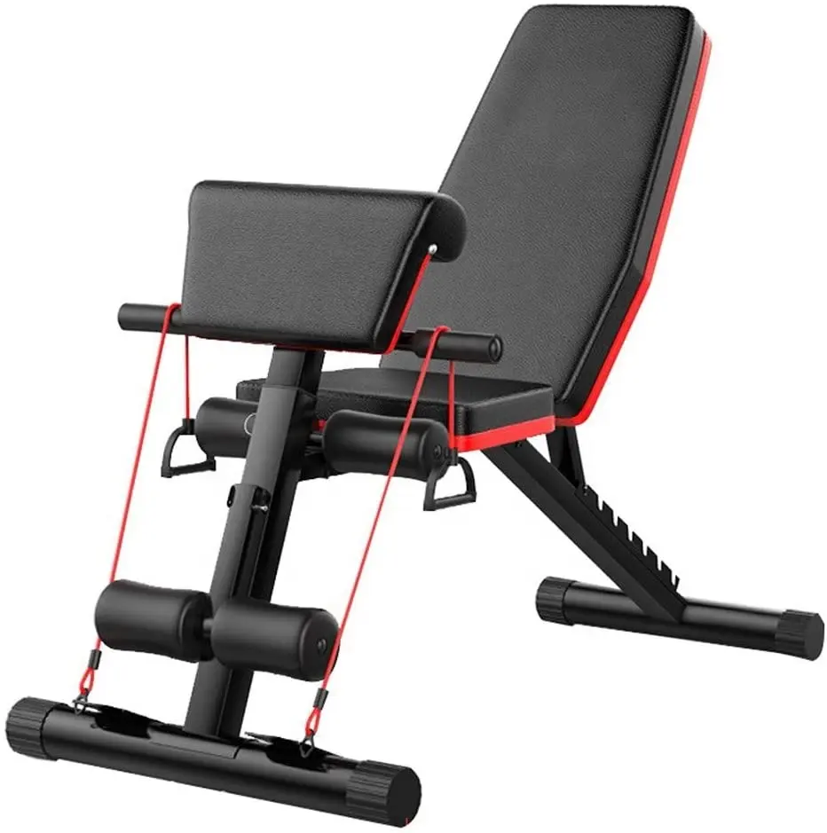 Vigor Multi função home exercício fitness equipamentos ajustável peso haltere banco dobrável sentar-se banco