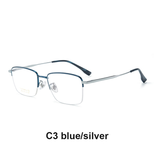 Marco <span class=keywords><strong>de</strong></span> gafas <span class=keywords><strong>de</strong></span> cristal con logotipo <span class=keywords><strong>de</strong></span> diseño <span class=keywords><strong>de</strong></span> titanio <span class=keywords><strong>de</strong></span> fábrica, gafas <span class=keywords><strong>óptica</strong></span>s <span class=keywords><strong>de</strong></span> medio borde, monturas <span class=keywords><strong>de</strong></span> gafas <span class=keywords><strong>de</strong></span> titanio - Product Image 5