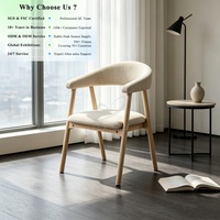Silla de Comedor OKAY, Estilo Moderno y Lujoso, Color Crema, Sillón para Apartamento, Villa, Cafetería, Estilo Nórdico, en Oferta, Sillas de Comedor de Tela Minimalistas para Estudio