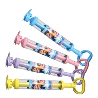 Pistolet à eau créatif transfrontalier en plastique, effet feux d'artifice rotatifs, pulvérisation à 360°, jouet aquatique d'extérieur, canon à eau à tirage manuel