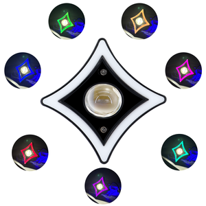 Nuevo Diseño, Faro Delantero con Anillo de Ángel Colorido, Luz de Trabajo, Ojo de Ángel, Doble Color, Amarillo y Blanco, Luz Auxiliar para Conducción en Niebla, 12V 40W - Product Image 1