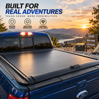 Couverture de benne de camion en aluminium robuste, couvercle de benne rigide, couvercle à enroulement pour Hilux Revo Ranger Wildtrak T9 D Max Triton Pickup