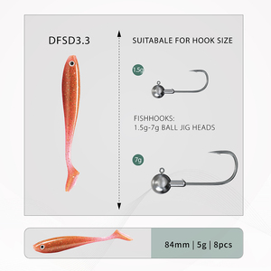 DFSD3.3 Offre Spéciale truite leurres appâts souples leurre de pêche pour rivière et eau douce haute qualité mer et eau douce engins de pêche - Product Image 4