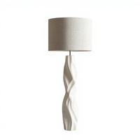 Luminaire LED 3D Artistique Imprimé en 3D, Abat-jour Métallique Moderne, Étanche, Intensité Variable, Blanc Neutre 4100K, Couleurs Modifiables, IRC80, DIY, Grande Taille