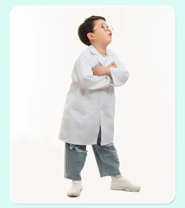 Blouses de <span class=keywords><strong>laboratoire</strong></span> pour enfants, blanches, personnalisées avec logo, pour jeux de <span class=keywords><strong>rôle</strong></span> de scientifique, uniforme d'hôpital, dentiste, médecin - Product Image 6