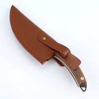 Couteau Viking avec étui, en acier à haute teneur en carbone, forgé par un chef, couteau à désosser, couteau à viande multi-usage, couteau de boucher, pour le camping en plein air et le barbecue
