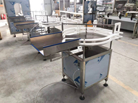 Collecteur de bouteille rotatif, à double tour/brouilleur réception machine de table