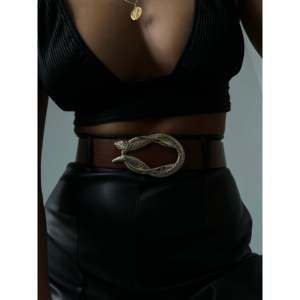 Cobra <b>Snake</b> Buckle Genuine Leather Belt Cow <b>Hide</b> Solid Durable High Waist Fashion Accessory - Product Image 3