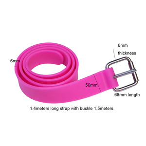 Cintura per Pesi da Sub in Silicone Resistente, Lunga 1,5 Metri, Stile Marsigliese, con Fibbia in Acciaio Inox a Sgancio Rapido per Immersioni Libere e Pesca Subacquea - Product Image 1