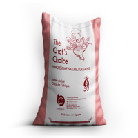 Farine de blé dur Chef's Choice T55 |   Riche en protéines 14-16% |   Certifié ISO/HALAL |   Fraisage |   Sac de 50 kg |   Grade |   Pureté 99%