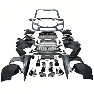 Para BMW <span class=keywords><strong>M8</strong></span> G14 G15 G16 Kit de carrocería Parachoques delantero con guardabarros y faros utilizados para la actualización Incluye recortes de luz antiniebla - Product Image 1