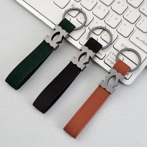 Fabricant de porte-clés en cuir pour voiture, impression sérigraphique, durable, écologique, logo personnalisé, nom de la marque, souvenir en cuir - Product Image 2