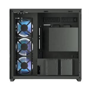 Boîtiers USB JNP ATX RGB <span class=keywords><strong>Gamer</strong></span> Boîtier d'ordinateur de <span class=keywords><strong>bureau</strong></span> Alimentation <span class=keywords><strong>Tour</strong></span> Cabinet <span class=keywords><strong>Tour</strong></span> moyenne pour PC de jeu pour joueurs avec ventilateur RGB - Product Image 4
