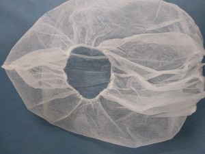 Junlong PP Topi Luar Angkasa Tanpa Jahitan Topi Astronot Sekali Pakai Topi Bedah Medis Tudung - Product Image 5