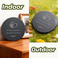 Lápida Conmemorativa Moderna de Madera para Mascotas, Lápida Personalizada para Perros, Recuerdos de Duelo Ecológicos
