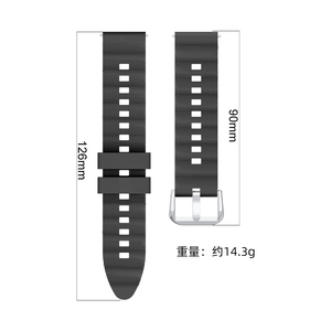 Correa de 16mm 18mm 20mm 22mm para HuaMi Amazfit <span class=keywords><strong>GTR</strong></span> GTS 4 <span class=keywords><strong>3</strong></span> 2, Correa de Reloj con Patrón de Ondas para Samsung <span class=keywords><strong>Xiaomi</strong></span> Huawei <span class=keywords><strong>Watch</strong></span> GT 2 <span class=keywords><strong>3</strong></span> 4 5 <span class=keywords><strong>Pro</strong></span> - Product Image 5