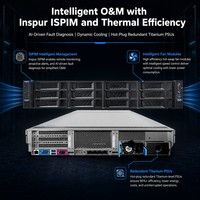 Serveur IA Inspur 5280 M6 avec processeur Xeon 2,1 GHz, mémoire, SSD, disque dur, alimentation – Serveur rack à bas prix en stock