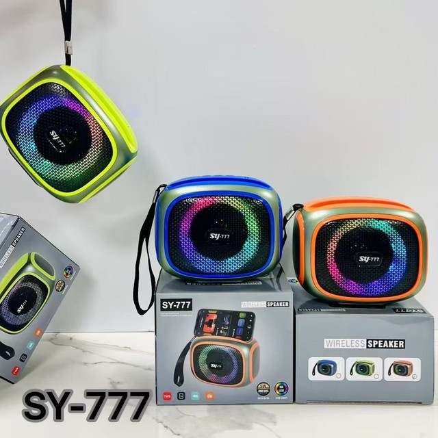 Wholesale Small Plastic Outdoor Wireless for 5.3 Subwoofer Speaker RGB LED Lighting Memory Card Battery Computer