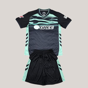 Seragam sepak bola, perlengkapan sepak bola lengan pendek yang sederhana - Product Image 2