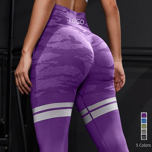 Bas <span class=keywords><strong>prix</strong></span> d'usine Scrunch Booty Push up Vêtements pour dames Gym Fitness <span class=keywords><strong>Active</strong></span> Wear Pantalon taille haute Leggings de yoga sans couture - Product Image 1