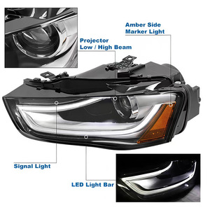 Audi A4 B8PA Xenon Headlight Assembly D1S <b>12V</b> Left 8K0941043E Right 8K0941044E Direct <b>Plug</b> Play Harness - Product Image 2