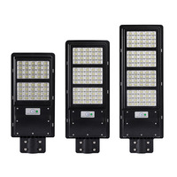 Lampadaire solaire LED IP65 tout-en-un, best-seller transfrontalier, pour éclairage extérieur, maison, cour rurale, avec capteur de mouvement et télécommande