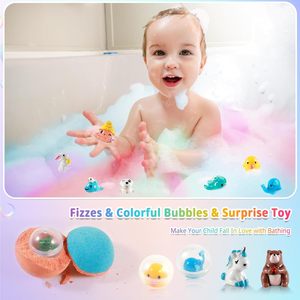 Usine en gros personnalisé marque privée bain effervescents amusant bombe de bain coffret cadeau bombe de bain pour enfants jouets de luxe naturel bombe de bain - Product Image 3