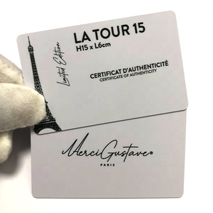 Chất lượng cao biểu tượng tùy chỉnh CR80 Kích thước nhựa bóng bảo hành thẻ giấy chứng nhận thẻ - Product Image 4