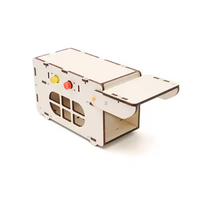 FBELE bricolage capteur de détection Mobile en bois jouet STEM Puzzle Kit éducatif FB-A06 pour le manuel de programmation d'expérience en sciences humaines