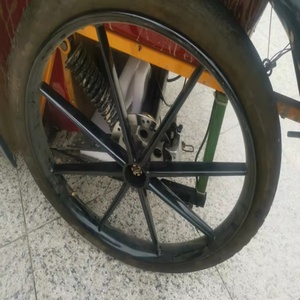 Электрический туристический рикша пассажирский трехколесный велосипед тележка - Product Image 6