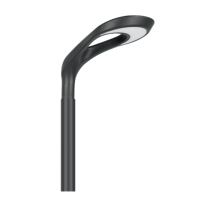 Lampadaire LED de cour, lumière de jardin 30W AC85-265V, lumière moderne élégante 6000K PC Aluminium IP65 400XH635MM