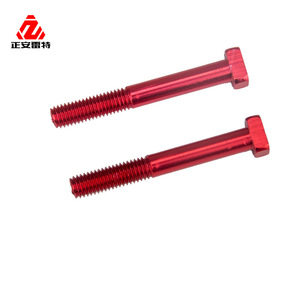 Boulon en aluminium anodisé à tête carrée, boulon long, coloré, en aluminium CNC, pour moto, fixation, quincaillerie OEM - Product Image 6